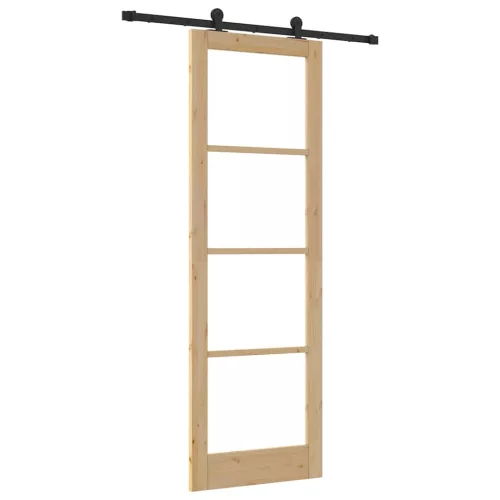 Csúszó Ajtó ORKDAL Barna 78 x 232 cm Fa és fém