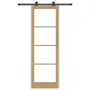 Csúszó Ajtó ORKDAL Barna 78 x 232 cm Fa és fém