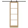Csúszó Ajtó ORKDAL Barna 78 x 232 cm Fa és fém