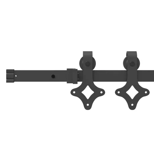 Csúszóajtó ORKDAL Barna 78 x 232 cm Fa és fém