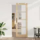 Csúszóajtó Barna 78 x 232 cm Fa és fém