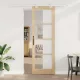 Csúszóajtó Barna 78 x 232 cm Fa és fém