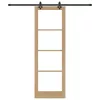 Csúszóajtó Egyéb Barna 78 x 232 cm Fa és fém