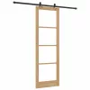 Csúszóajtó Egyéb Barna 78 x 232 cm Fa és fém
