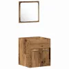 Fürdőszobabútor Szett 4 pcs Öreg fa 41 x 38.5 x 46 cm Faanyag