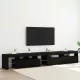 TV szekrények 3 pcs Musta tammi 260 x 36.5 x 40 cm Faanyag