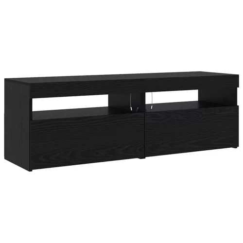 TV szekrények 3 pcs Musta tammi 260 x 36.5 x 40 cm Faanyag