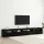 TV szekrény 3 pcs Musta tammi 270 x 35 x 40 cm Faanyag