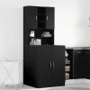 Mosógépszekrény 2 pcs Musta tammi 70.5 x 71.5 x 181.5 cm