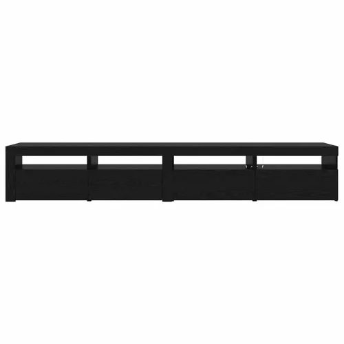 TV szekrény 3 pcs Musta tammi 240 x 35 x 40 cm Faanyag