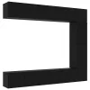TV szekrény garnitúra 5 pcs Musta tammi 100 x 30 x 30 cm