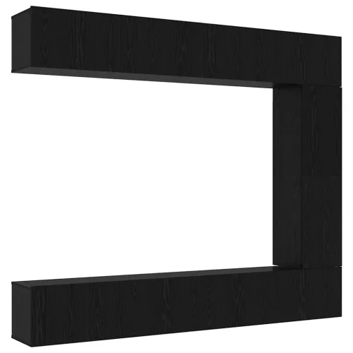 TV szekrény garnitúra 5 pcs Musta tammi 100 x 30 x 30 cm
