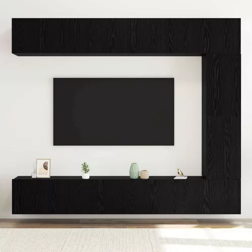 TV szekrény garnitúra 5 pcs Musta tammi 100 x 30 x 30 cm