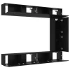 TV szekrény garnitúra 5 pcs Musta tammi 100 x 30 x 30 cm