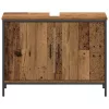 Fürdőszoba bútor szett 3 pcs Barna 80 x 30 x 60 cm Faanyag