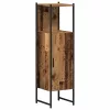 Fürdőszoba bútor szett 3 pcs Barna 33 x 33 x 120.5 cm Faanyag