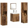 Fürdőszoba bútor szett 4 pcs Öreg fa 41 x 38.5 x 46 cm Faanyag