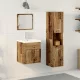 Fürdőszoba bútor szett 4 pcs Öreg fa 41 x 38.5 x 46 cm Faanyag
