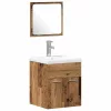 Fürdőszoba bútor szett 4 pcs Öreg fa 41 x 38.5 x 46 cm Faanyag