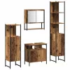 Fürdőszoba bútor szett 4 pcs Régi fa 33 x 33 x 185.5 cm Faanyag