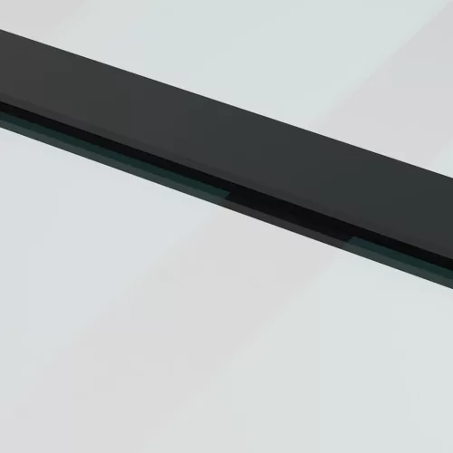 ESG üveg-alumínium tolóajtó fémszerelvény-szettel 102,5x205 cm