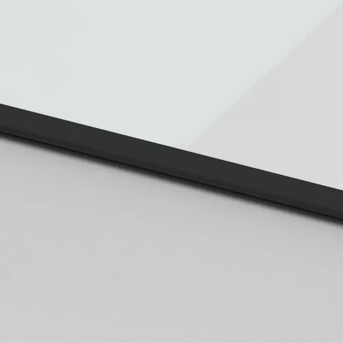 Tolóajtó vasalatokkal 76x205 cm edzett üveg&Alumínium