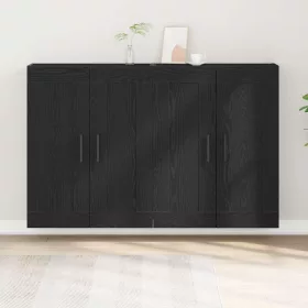 Fali Szekrények 2 pcs Régi fa 69,5 x 34 x 90 cm Faanyag