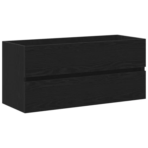 Mosdószekrény tárolóval Musta tammi 100 x 39 x 62 cm Faanyag
