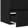 Mosdószekrény tárolóval Musta tammi 80 x 39 x 62 cm Faanyag