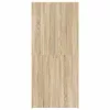 Cipőszekrény polcokkal ajtóval Barna 80 x 35.5 x 180 cm Faanyag