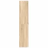 Cipőszekrény polcokkal ajtóval Barna 80 x 35.5 x 180 cm Faanyag