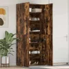 Cipőszekrény polcokkal Sokszínű 80 x 35.5 x 180 cm Faanyag