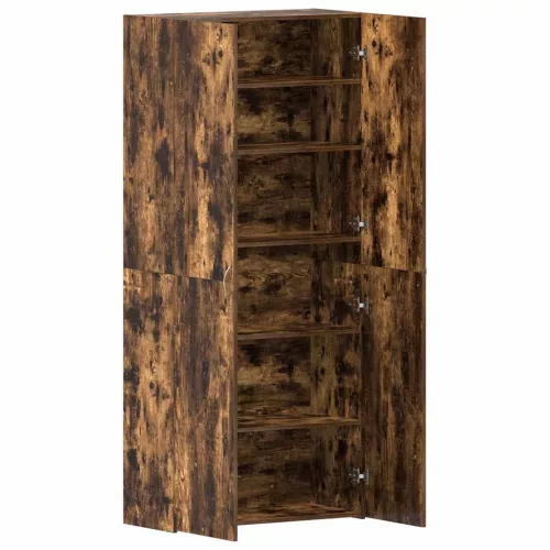Cipőszekrény polcokkal Sokszínű 80 x 35.5 x 180 cm Faanyag