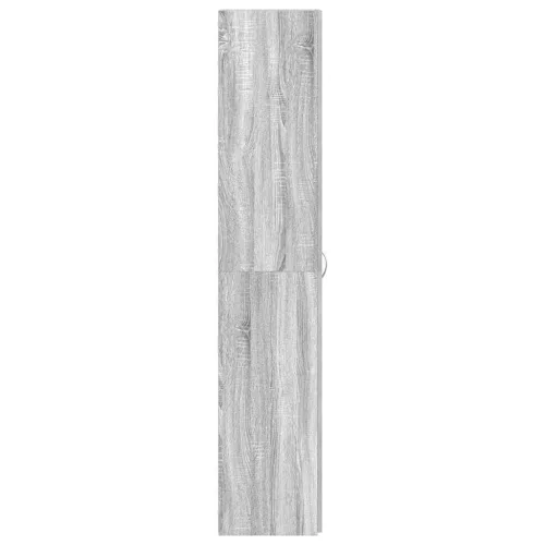 Cipőszekrény polcokkal Szürke 80 x 35.5 x 180 cm Faanyag