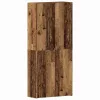 Cipőszekrény polcokkal ajtóval Barna 80 x 35.5 x 180 cm Faanyag