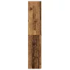 Cipőszekrény polcokkal ajtóval Barna 80 x 35.5 x 180 cm Faanyag