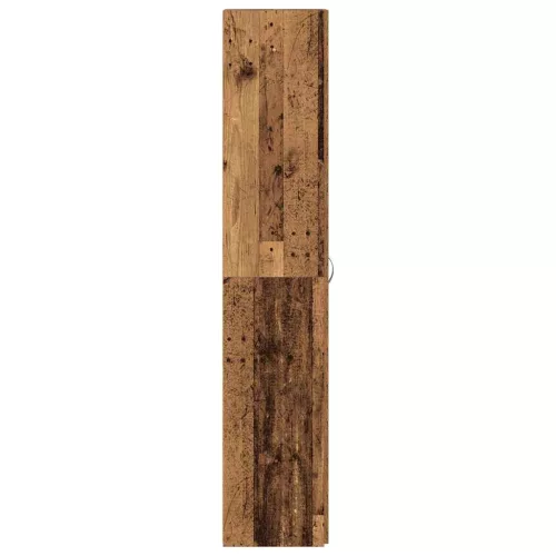 Cipőszekrény polcokkal ajtóval Barna 80 x 35.5 x 180 cm Faanyag
