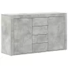 Széf fiókkal Beton szürke 120 x 36 x 69 cm Faanyag
