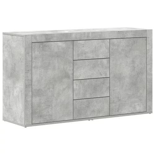 Széf fiókkal Beton szürke 120 x 36 x 69 cm Faanyag