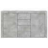 Széf fiókkal Beton szürke 120 x 36 x 69 cm Faanyag