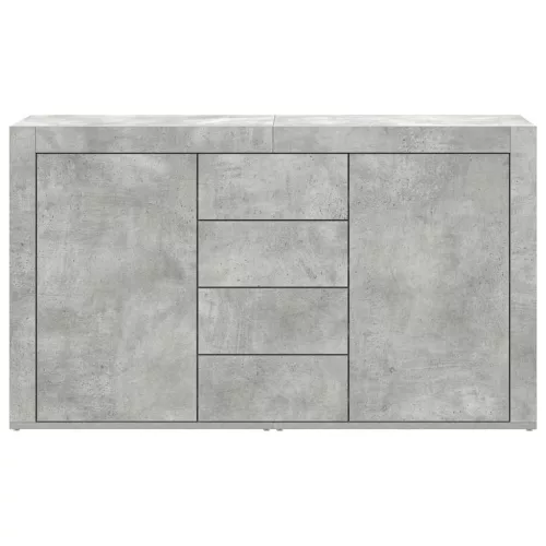 Széf fiókkal Beton szürke 120 x 36 x 69 cm Faanyag