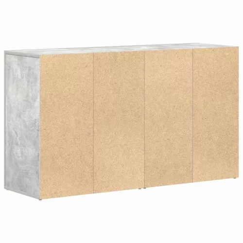 Széf fiókkal Beton szürke 120 x 36 x 69 cm Faanyag
