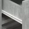 Széf fiókkal Beton szürke 120 x 36 x 69 cm Faanyag