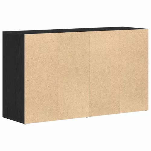 Széf fiókkal Musta tammi 120 x 36 x 69 cm Faanyag
