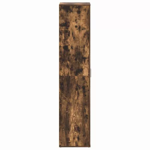 Cipőszekrény ajtóval Barna 80 x 39 x 180 cm Faanyag