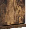 Cipőszekrény ajtóval Barna 80 x 39 x 180 cm Faanyag