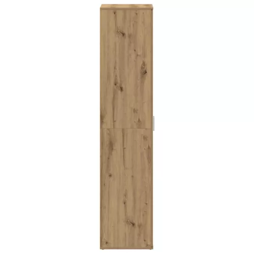 Cipőszekrény ajtóval Barna 80 x 39 x 180 cm Faanyag