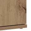 Cipőszekrény ajtóval Barna 80 x 39 x 180 cm Faanyag