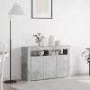 Széf Beton szürke 116 x 30 x 75 cm Faanyag