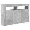 Széf Beton szürke 116 x 30 x 75 cm Faanyag